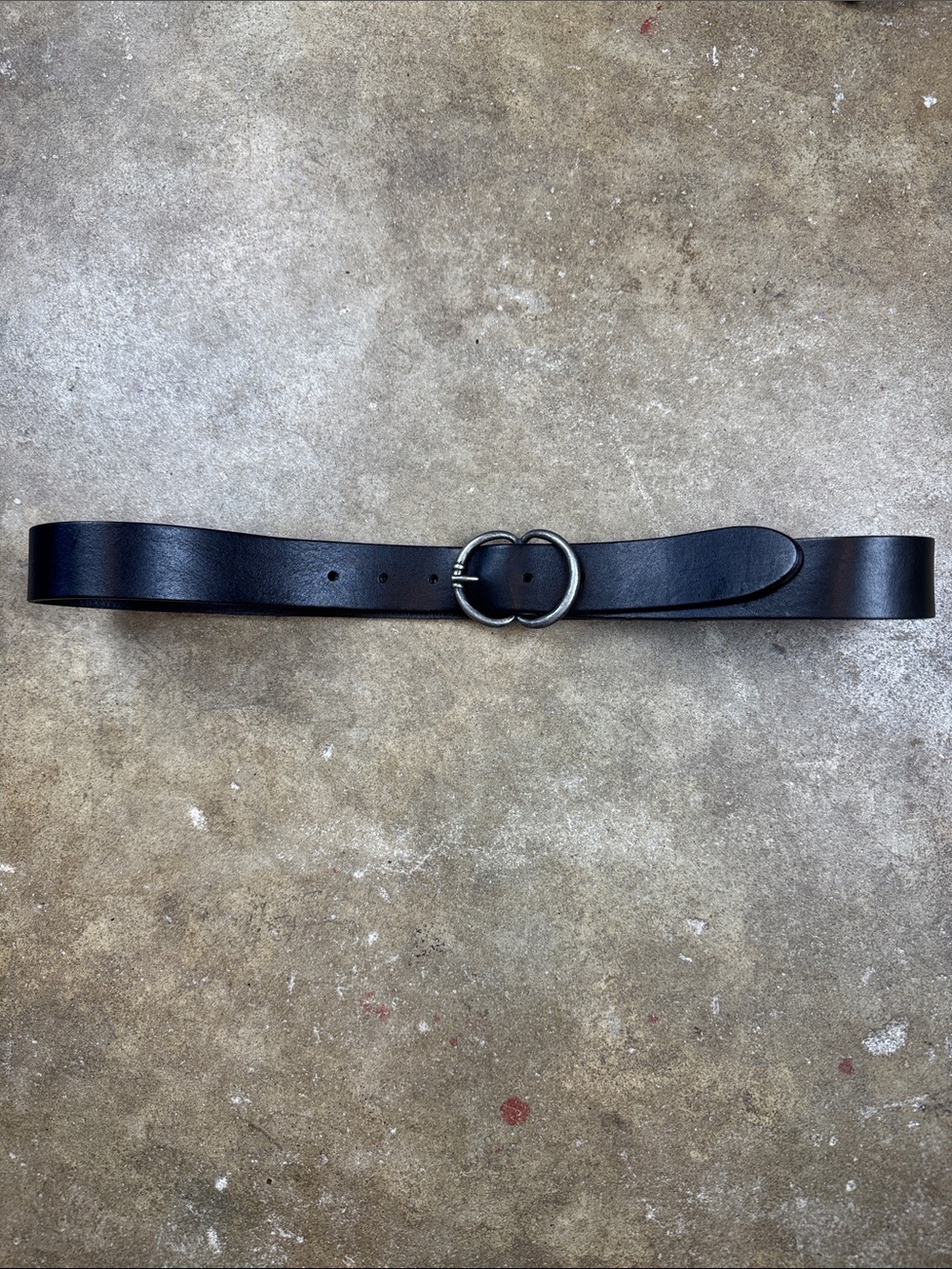 Women's Amsterdam Heritage “Vicky” Black Leather Belt 
Size: 90 (medium or 90cm)